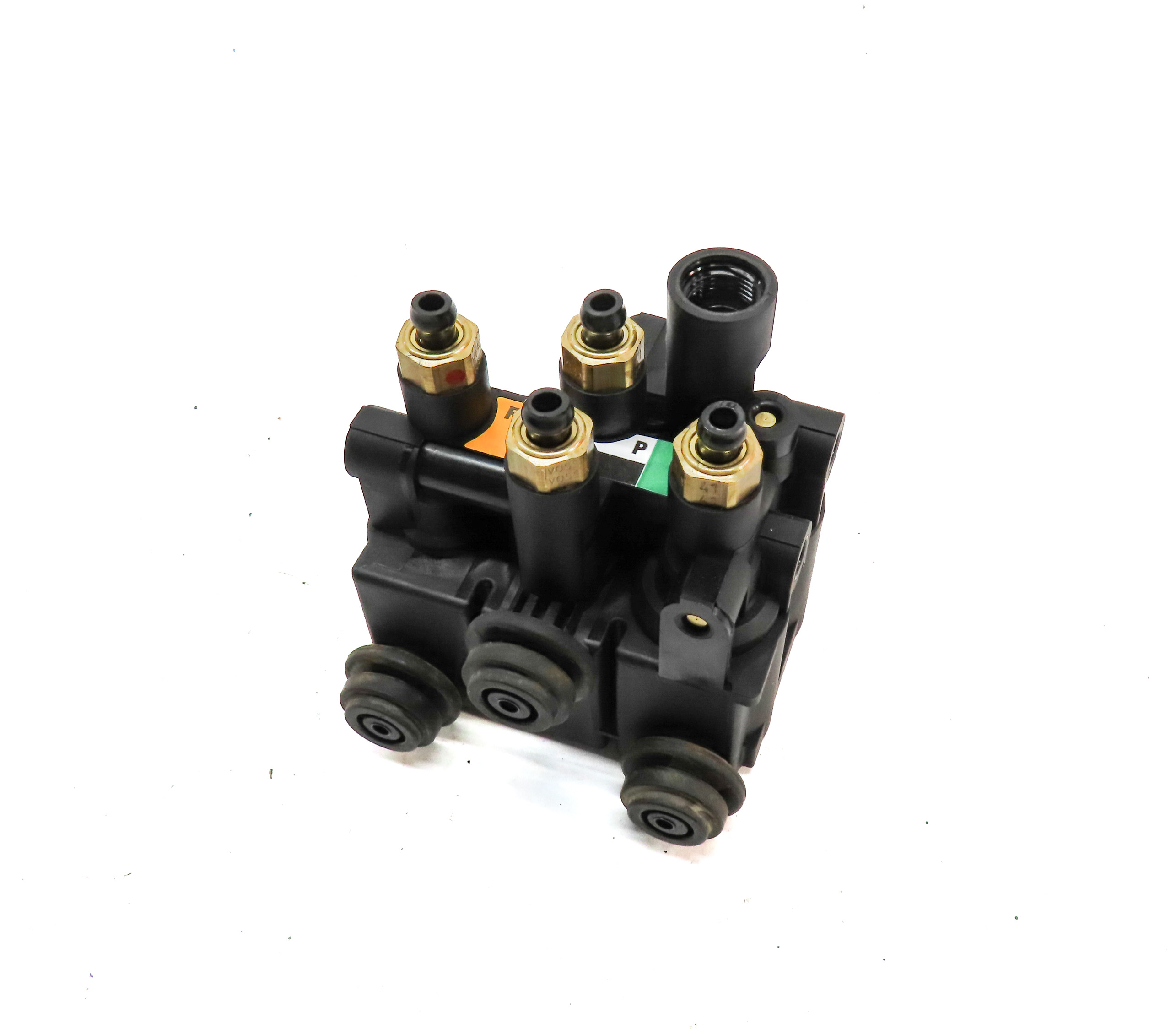 2016 RANGE ROVER SPORT (L494) AIR SUSPENSION RELIEF VALVE BLOCK MODULE — exact item pictured